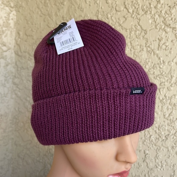 Vans WM Core Basic Dark Beanie Skateboarding Hat Pink Women VN0A34GVYWN - Picture 6 of 16